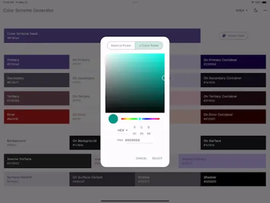 ColorScheme android App screenshot 2