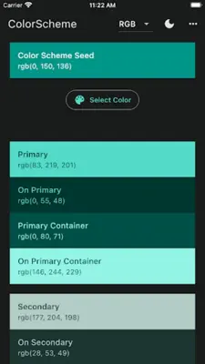 ColorScheme android App screenshot 4